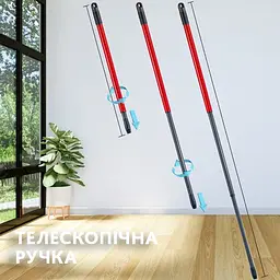 Набір для прибирання Vileda Ultramax Turbo Швабра та відро з віджимом (4023103206236) - мініатюра 7