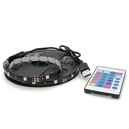 Светодиодная лента гирлянда Voltronic LED RGB 5050 с Bluetooth приложением, от USB 5V, 5 метров, водостойкая