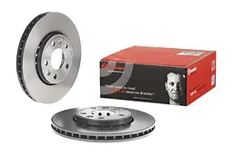 Диск гальмівний вентильований Renault Megane III, Latitude, Fluence 07-25р Brembo (09.B353.11) - мініатюра 2