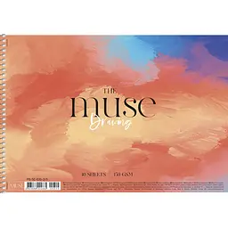 Альбом Muse Drawing на спіралі A4 30 аркушів в асортименті (PB-SC-030-315) - мініатюра 2