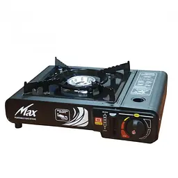 Плита газова туристична Portable Gas Stove Max, одноконфорочна, портативна, з перехідником під балон