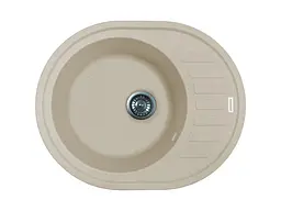 Кухонна мийка Adamant OVUM avena 615x495x200 мм, з крилом 61,5 см