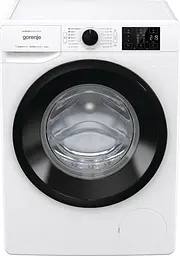 Пральна машина Gorenje фронтальна, 8кг, 1400, A+++, 55см, дисплей, пар, інвертор, білий (WNEI84BS)