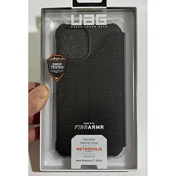Оригінальний протиударний чохол книжка UAG Metropolis FIBR для iPhone 12 Pro Max (6.7") Black 112366113940 - мініатюра 4