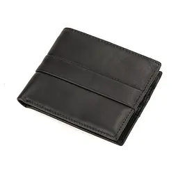 Портмоне зі смужкою чоловіче чорне Tiding Bag M39-1023-32A