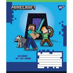 Набір зошитів Yes Minecraft Walls A5 в клітинку 18 аркушів 25 шт. (767566) - мініатюра 4