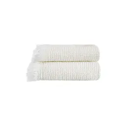 Рушник Lotus Home - Rius off white молочний 90x170 - мініатюра 7