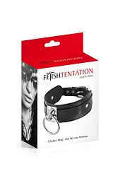 Нашийник з кільцем Fetish Tentation Choker Ring - мініатюра 2