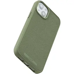 Чохол-накладка Njord Suede MagSafe Case Olive для iPhone 15 Plus (NA52SU06) - мініатюра 6
