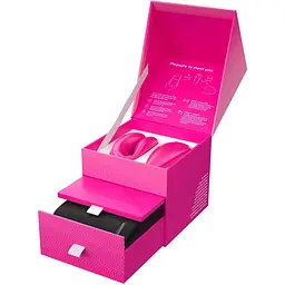 Смарт-вібратор для пар We-Vibe Chorus Cosmic Pink сенсорне керування вібраціями стисненням пульта - мініатюра 9