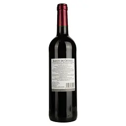 Вино Baron de Cresset червоне напівсолодке 0.75 л - мініатюра 2