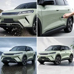 Антигравійна захисна бронеплівка за лекалами для BYD Yuan Up (Atto 2) I 2024- передня частина авто (капот бампер крила)) - мініатюра 3