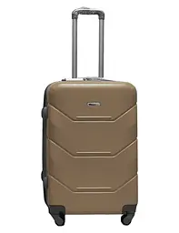 Валіза середня M ABS-пластик Milano bag 147M 66×46×29см 80л Золотий