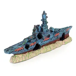 Декорація затонулий корабель Aqua Nova 23x4,5x11 см (AN673) - мініатюра 5