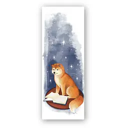 Закладки для книг Люцинка "Читання. Акіта" 1 шт. (ЛК000000197) (2000000000197) - мініатюра 1