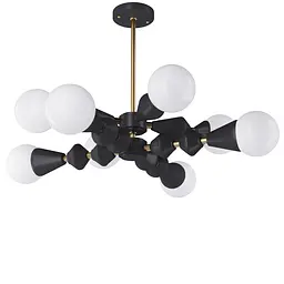 Люстра Dome V8 horizontal PikArt арт. 5990 Золотий/чорний