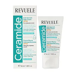 Крем проти плям та пігментації з керамідами SPF50 Revuele 50 мл