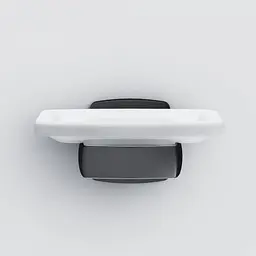 Мильниця Am.Pm Gem скляна настінна black A9034222, Чорний матовий - мініатюра 5