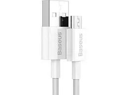 Кабель BASEUS Superior Series Fast Charging USB to Micro USB 2m White (CAMYS-A02) - мініатюра 2