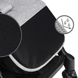 Прогулянкова коляска Kidwell Mavero Black/Brown - мініатюра 3