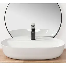 Умивальник Rea Aura 60,5x40,5 white (REA-U7900) - мініатюра 2