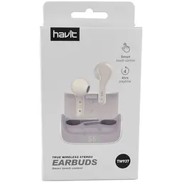 Навушники бездротові Havit TW937 TWS white (HV-TW937) - мініатюра 2