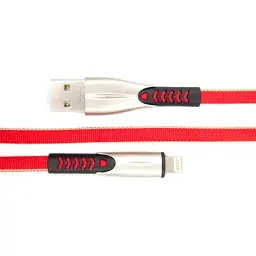 Дата кабель USB 2.0 AM to Lightning 0.25m red Dengos (PLS-L-SHRT-PLSK-RED) - миниатюра 2