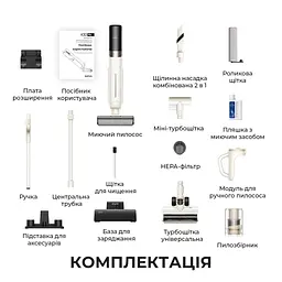Бездротовий миючий пилосос MOVA K30 Mix 4 в 1 - мініатюра 15