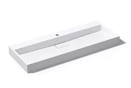 Умивальник VBI Este 120x46 см накладний/підвісний 1/O white VBI-019925 - мініатюра 5
