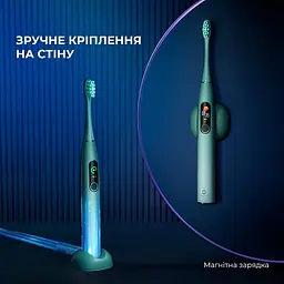 Електрична зубна щітка Oclean X Pro Green Smart Sonic Toothbrush - мініатюра 7