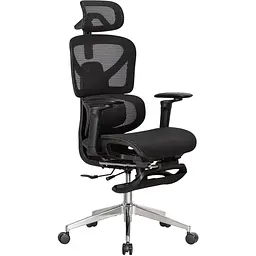 Крісло Mealux M6 Air Massage з масажним ефектом black (HF-M6 M/B)