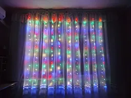 Гірлянда-штора різнокольорова 3x2м 200LED XPRO (46833-_276) - мініатюра 3