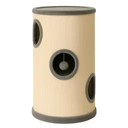 Кігтеточка для котів PolyPet будиночок-башта сіра 35x70 см КРД/01051-04