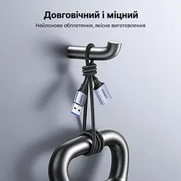Кабель-подовжувач UGREEN US115 USB 3.0 Type-A 3 м чорний (10498) - мініатюра 9