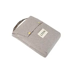 Постільна білизна Lotus Home - Premium Percale Stripe коричневий євро - мініатюра 8