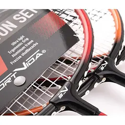 Набір для бадмінтону SportVida Pro 2 шт ракетки + волан (SV-SE0002) - мініатюра 3