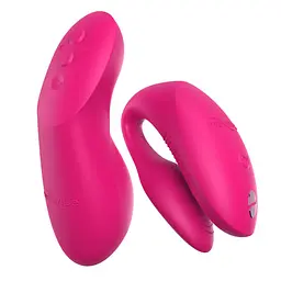 Смарт-вібратор для пар We-Vibe Chorus Pro Electric Pink - мініатюра 2