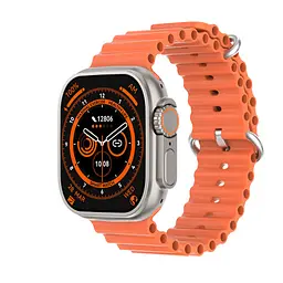 Смарт-годинник SmartX8 Ultra з функцією дзвінка, помаранчевий Smart X SWS8UO - мініатюра 2