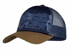 Кепка Buff Kids Trucker Cap kasai night blue Коричневий-Синій