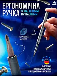 Універсальний набір викруток 24 в 1 з магнітною основою, + розбірний міні-чохол, сірий (3142893597) - мініатюра 6