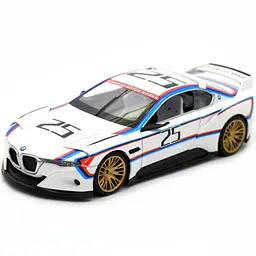 BMW CSL Hommage R 1:24 Автопром — інерційна металева машинка з підсвіткою і звуками, колекційна мода