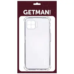 TPU чохол GETMAN Ease logo посилені кути Full Camera для Oppo Reno 4 Lite Безбарвний (прозорий) - мініатюра 4