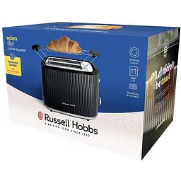 Тостер Russell Hobbs Eden 800 Вт чорний (27371-56) - мініатюра 2