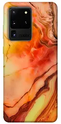 Чохол Demsky Червоний корал мармур для Samsung Galaxy S20 Ultra
