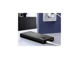 Зовнішній акумулятор (Power Bank) BASEUS Adaman Metal 20000 mAh 22,5 W Black (PPADM205) - мініатюра 6