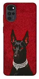 TPU чохол Demsky Premium doberman для Motorola Moto G22