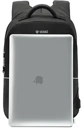 Рюкзак Yenkee 20L 15.6" Anti Theft Travel YBB 1501 Black (6811352) - мініатюра 2