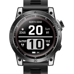 Смарт-годинник North Edge CrossFit GPS Black з компасом (2922) - мініатюра 2