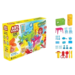 Набір для творчості з тіста Dede Art Craft Кухня 280 г (3658)