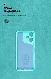 Чохол ArmorStandart ICON для Tecno POVA NEO 3 (LH6n) Camera cover Light Blue - мініатюра 4
